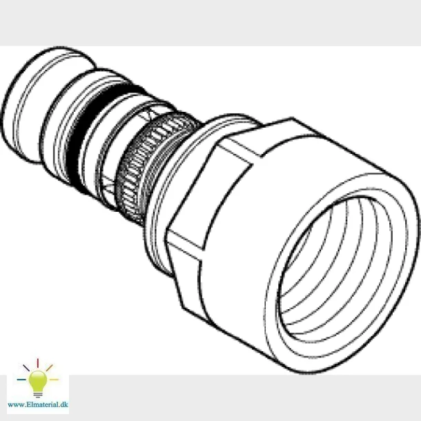 Mepla Rg Overgang Med Indv. 32X1"