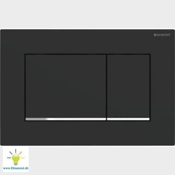 Kontrollpanel Sigma30, Plast, Mattsvart