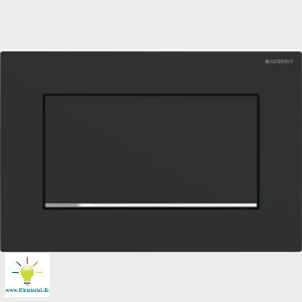 Kontrollpanel Sigma30 Zink Matt svart