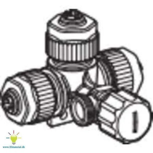 Duofix 3Vejs Stopventil Til Cisterne