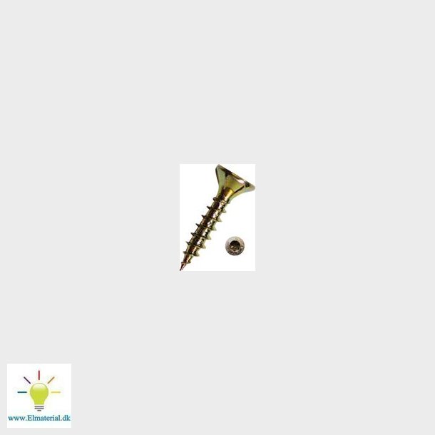 Spunskrue Uh T25 5,0X25Mm Guldkromat
