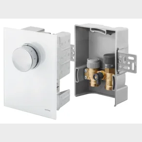 Oventrop Unibox Tq-Rtl, Hvid, Glas