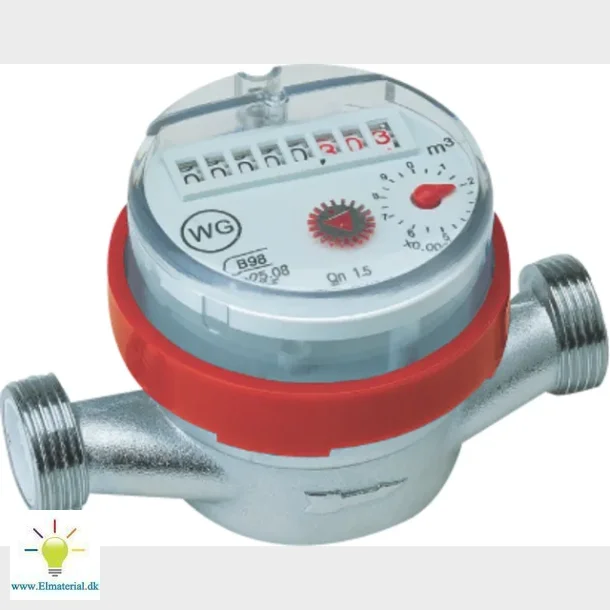 Vandmleretw Varm Qn1,5 Q3=2,5 Lgd=110Mm