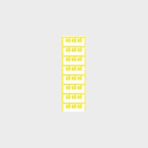 Ledningsm&frac34;rke Gul Sfc 2/12 Mc