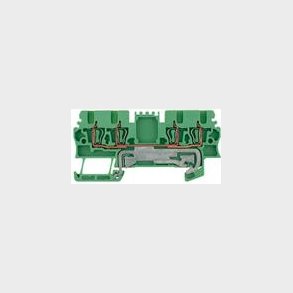 Jordklemme 1,5Mm2, Gr, Fjederterm.