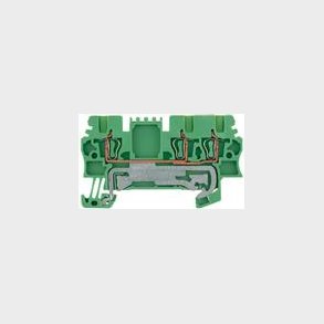 Jordklemme 1,5Mm2, Gr, Fjederterm.