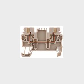 Gennemgangskl. 1,5Mm2, Gr, Fjederterm.