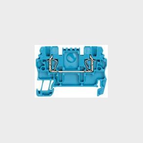 Gennemgangskl. 1,5Mm2, Bl, Fjederterm.