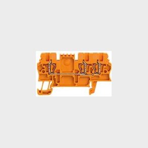 Gennemgangskl. 1,5Mm2, Or. Fjederterm.