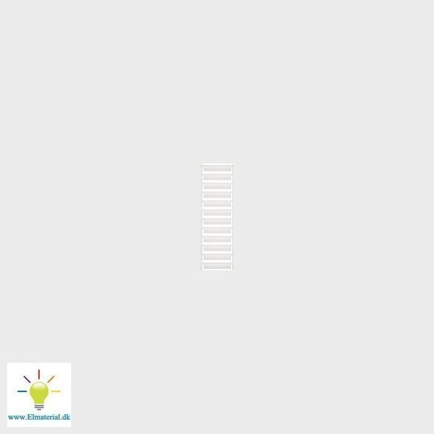 Klemmem&frac34;rke Hvid Ws10/6 Mc Cen