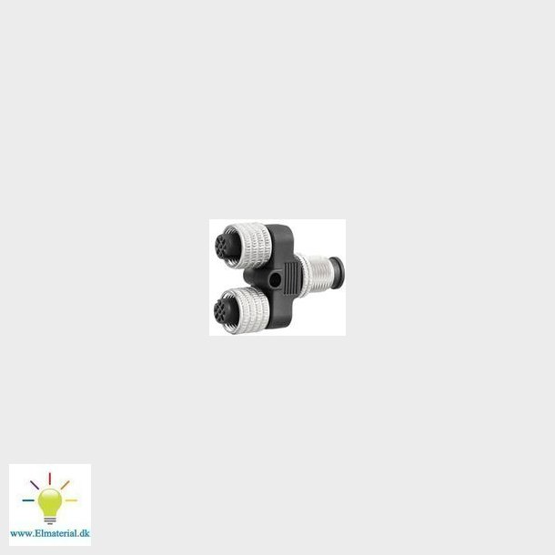 M12 Han Stik Til 2Xm12 Hun Stik