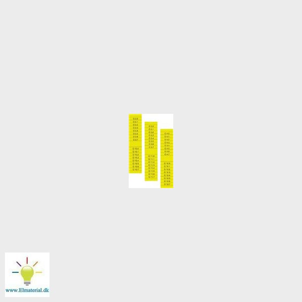 Opm&frac34;rkning, Lab. 208X17.3Mm Vinyl Tyrkis