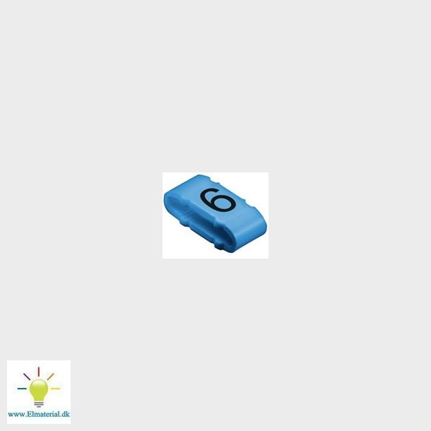 Kabelm&frac34;rke 6 Bl&#140; Cli M 2-4