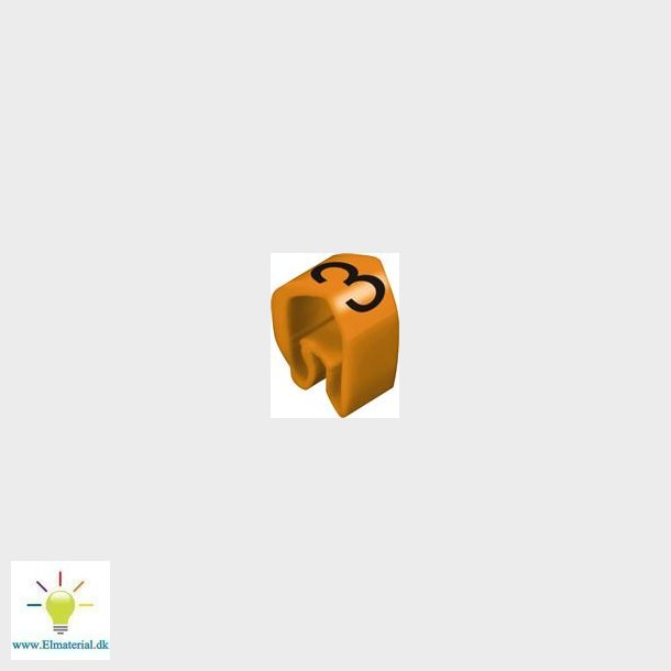 Ledningsmrk 3 Orange Cli C 2-4
