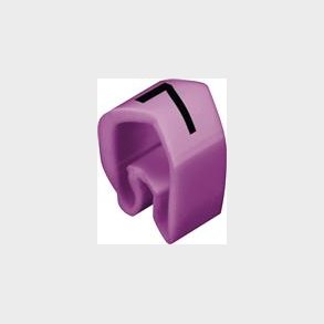 Ledningsm&frac34;rk 7 Violet Cli C 2-4