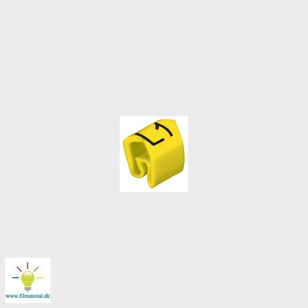 Ledningsm&frac34;rke L1 Gul Cli C 2-6