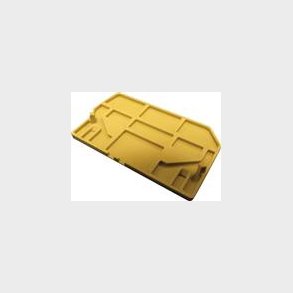 Endeplade Beige Wemid Til Pdu 2,5/4 Klem