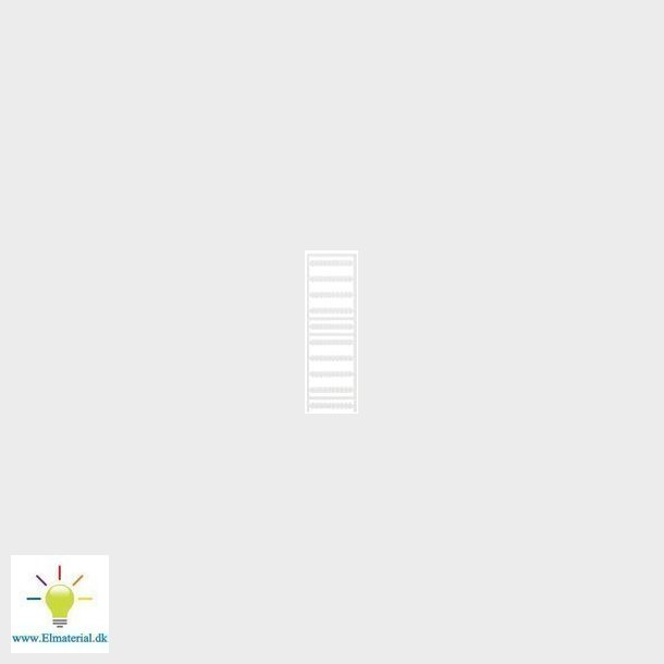 Klemmem&frac34;rke Pa Hvid 9X6,2Mm