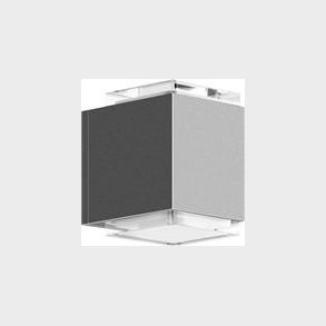 Bega 33505A Vägg 8,6W Led Silver