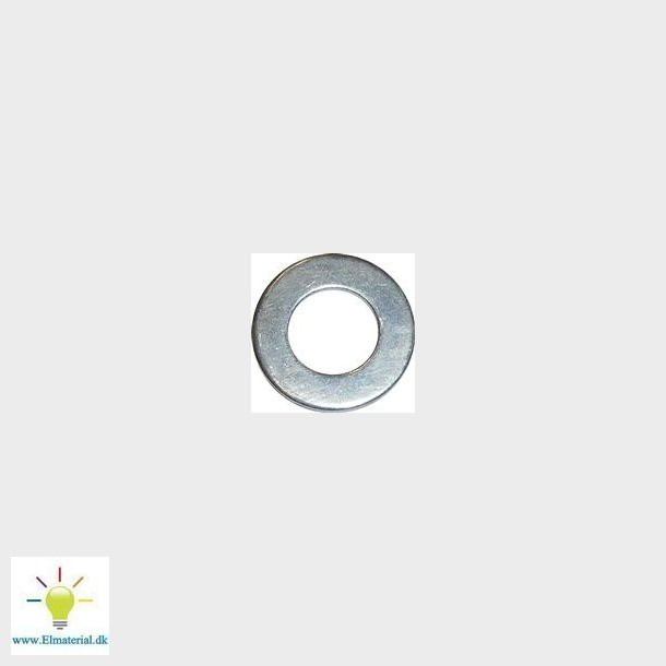 Planskive M12 Elforzinket Iso7089 200Hv