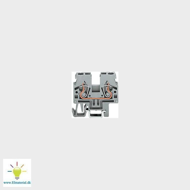 Gennemg Kl 2,5Mm2 2L Din 15