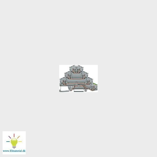 Gennemg Kl 4Mm2 4L Gr Pe/L/L/L