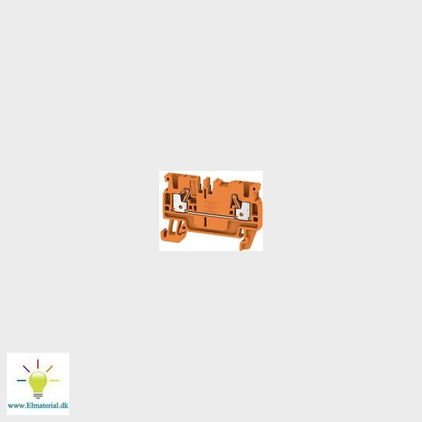 Gennemgangsklemme A2C 2.5 Or Orange