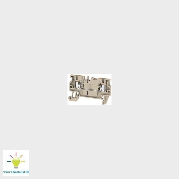 Gennemgangsklemme A2C 1.5 Beige