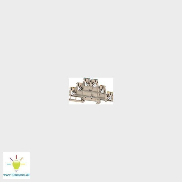 Gennemgangsklemme A3T 2.5 N-Ft-Pe