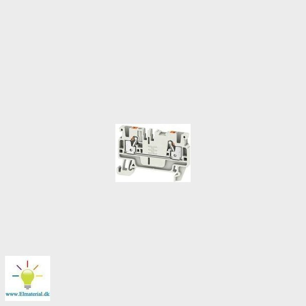 Gennemgangsklemme A2C 2.5 Ltgy Lys Gr
