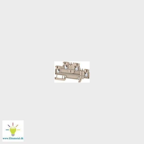 Gennemgangsklemme A2T 1.5 Beige