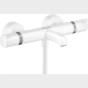 Ecostat Kar/Brus Termostatarmat Mat Hvid