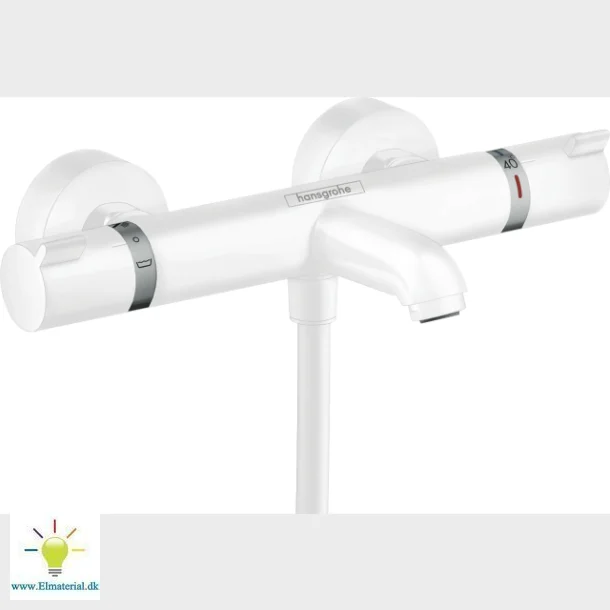 Ecostat Kar/Brus Termostatarmat Mat Hvid