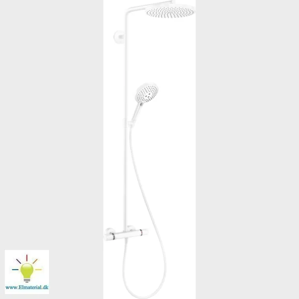 Raindance Brusesystem Mat Hvid