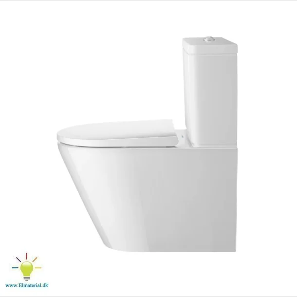 D-Neo Gulvstende Toilet, Hvid 650 Mm