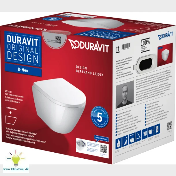 Du D-Neo Vgm. Wc St, 48Cm, Rimless