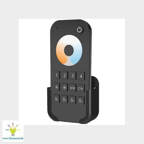 Green-ID Fjernbetjening CCT, 4 Zoner, 2.4Ghz, inklusiv vgholder