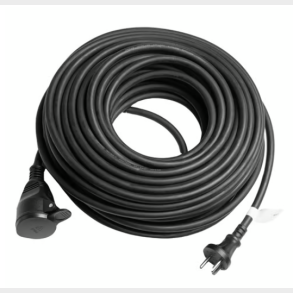 Kabelsats DK med jord och LED-indikator. 16A IP44. 25 M 3G1.5 H07RN-F.