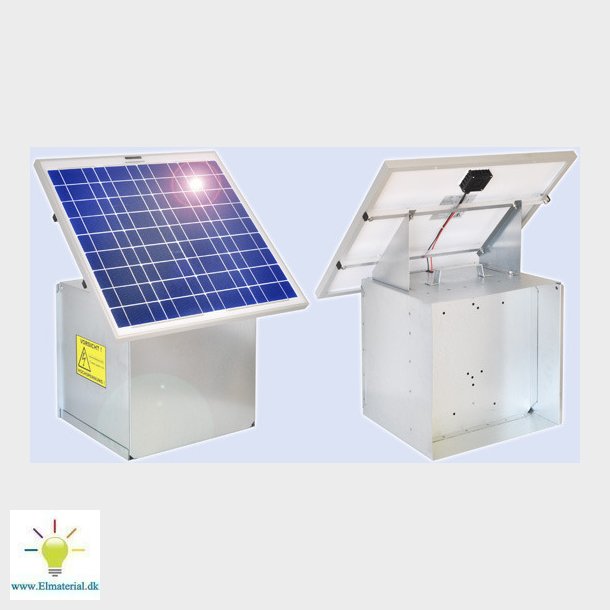 Solcelleanlg 30W Solar System + Kasse