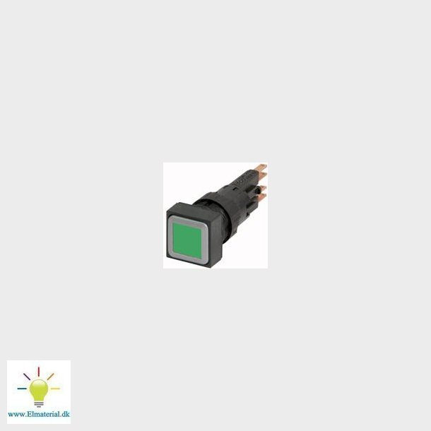Trykknap,  16 Mm, Plastic, Grn, Ip65