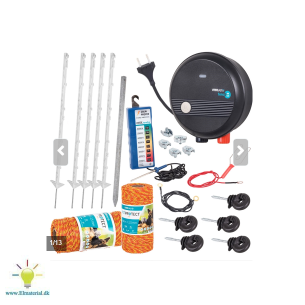 Komplet Elektrisk Hegn For Hunde/Katte Med Nv1100  Elmaterial A/S