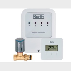 Roth trdls regulering til 1 kreds, rumtermostat med display