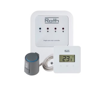 Roth tr�dl�s regulering til minishunt, rumtermostat med display