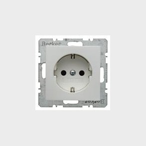 Stikkontakt S./B. Hvid