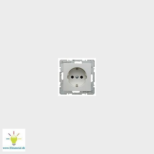 Stikkontakt S./B. Hvid