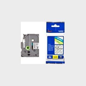 Tape Clear Black Text 12Mm Tze131