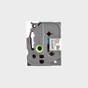 Tape Clear Black Text 24Mm Tze151