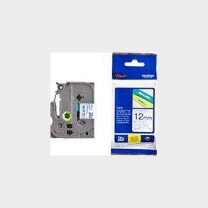 Tejp Vit Bl Text 12Mm Tze233