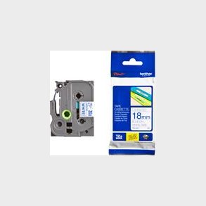 Tejp Vit Bl Text 18Mm Tze243