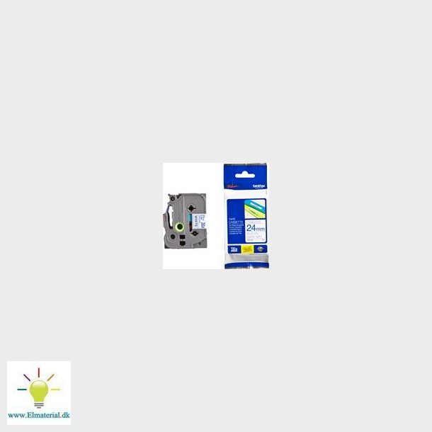 Tape Hvid Bl Tekst 24Mm Tze253